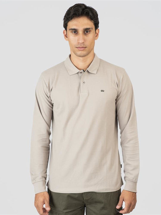 Double Polo Μπλούζα Κοντομάνικη Γκρι