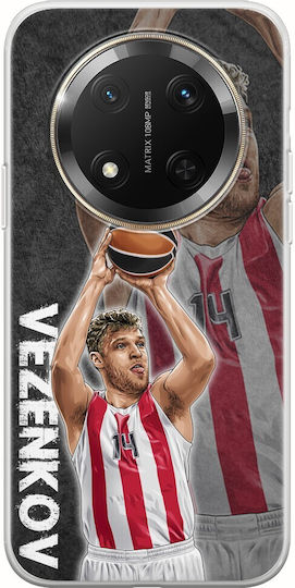Euroleague Stars Sasha Vezenkov Honor Magic 7 Lite 5g Гъвкав TPU Прозрачен Силикон