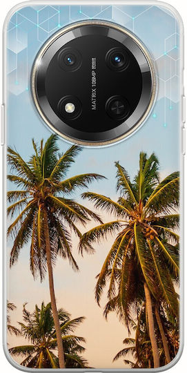 Summer Trees Honor Magic 7 Lite 5g Husa Transparentă Din Silicon TPU Flexibilă