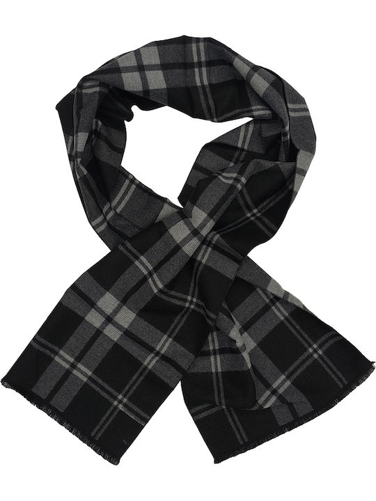 Men's Wool Scarf Black