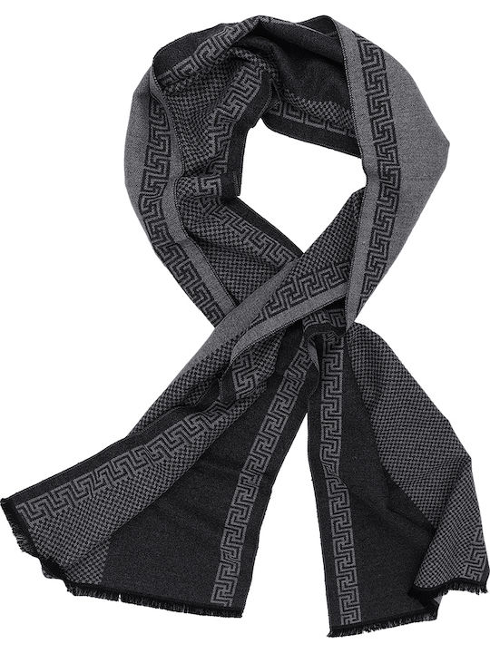Men's Wool Scarf Gray