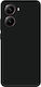 Senso Liquid Umschlag Rückseite Silikon Schwarz (Poco X7 Pro)