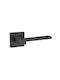 Perfect Handles Hebel Mittlere Tür mit Rosette Paar mit Rosette Checkmate Black
