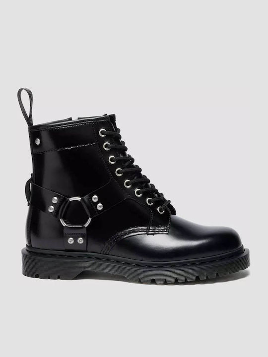 1460 Harness Analine Damen Stiefeletten Schwarz