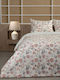 Sunshine Плик за Завивка Памучен Кинг Сайз 230x250 Cotton Feelings 2068 Ecru
