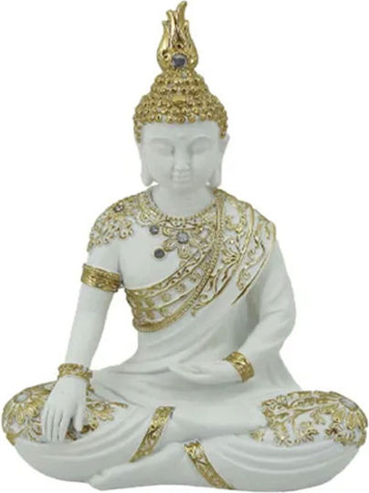 Marhome Decorativ Buddha din Polirășină 15.5x8x21.5cm 1buc