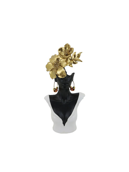 Marhome Διακοσμητική Προτομή Πολυρητίνης 15.5x7.5x33cm