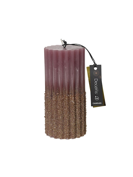 Decoris Αρωματικό Κερί Ροζ 460gr