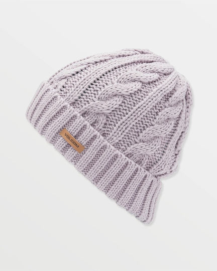 Beanie Beanie Knitted in Lilac color