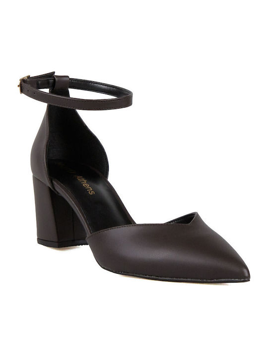 Brown Heels with Strap