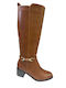 Damenstiefel Tabac Braun