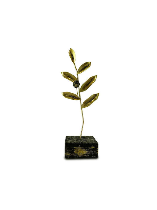 Handmade Decorative Copper Olive Branch Antique Y: 18cm