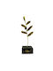 Handmade Decorative Copper Olive Branch Antique Y: 18cm
