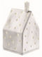 Raeder Lighthouse Candle Holder suitable for Tealights Porcelain in White Color 7x10x7cm 1pcs