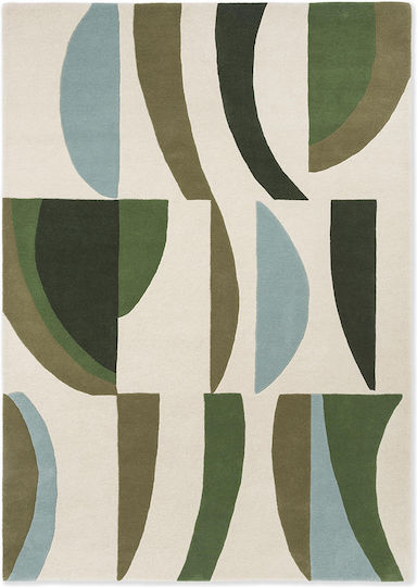 Harlequin Χειροποίητο Χαλί Ορθογώνιο Green-white 200x280cm