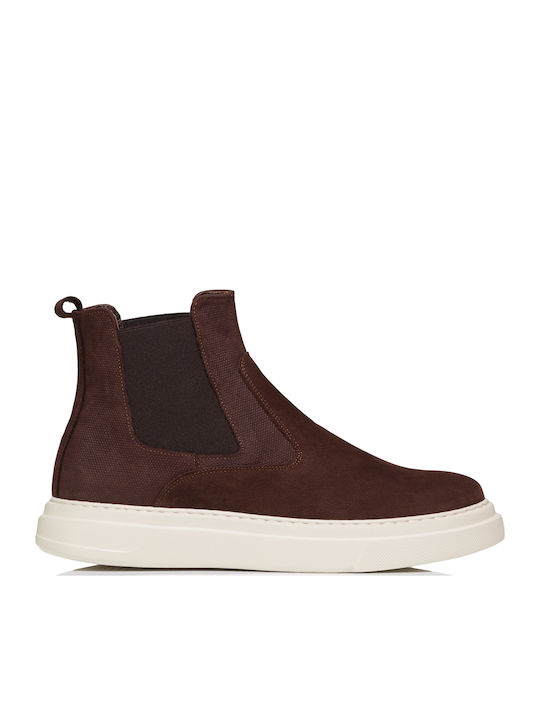 Leather Brown Men's Boots