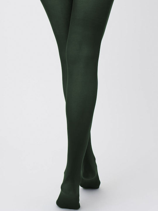 Women's Pantyhose Opaque 70 Den Green