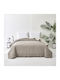 Mattex Κουβερλί Υπέρδιπλο Microfiber Mocca-ecru 240x260cm
