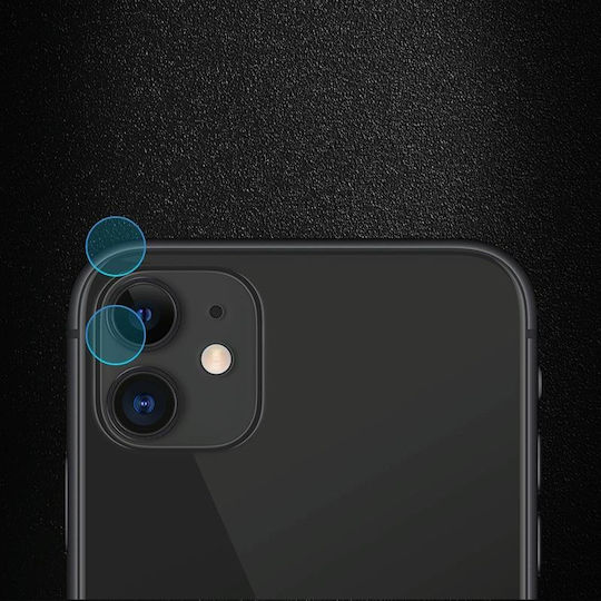 9h 2.5d Kameraschutz Gehärtetes Glas Red für das iPhone 11