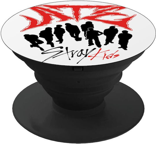 Stray Kids Boy Band Phone Holders Stand Μαύρο Βάση Στήριξης Κινητού Στο Χέρι
