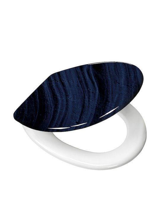 Kleine Wolke Plastic Toilet Seat Blue 37cm
