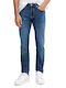 Men's Jeans Pants with Slim Narrow Fit Blue