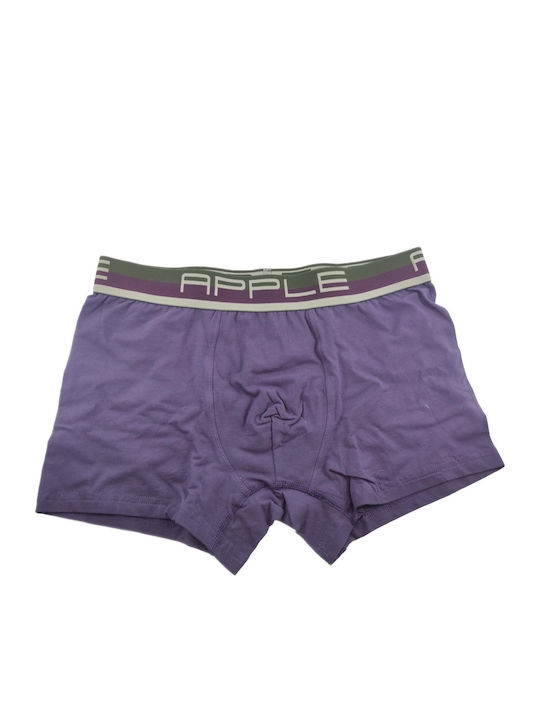Apple Boxer Herren Boxershorts Plum-herb 1Packung