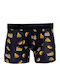 Men's Boxer Blue with Patterns