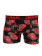 Men's Boxer Black with Patterns