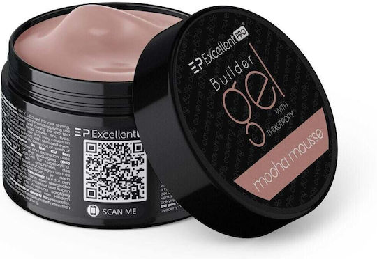 Excellent Pro Constructor Gel Gel pentru Unghii Maro 15gr
