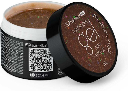 Excellent Pro Bauherren-Gel Falsche Nagelgel Braun 15gr