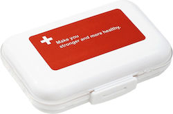 Кутия Квадратна За Организиране На Лекарства Витамини Добавки Pufo Medicine 12 См