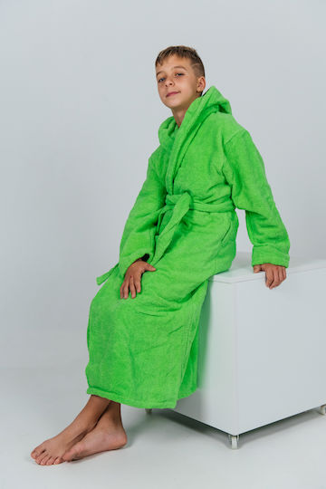 Belotex Παιδικό Μπουρνούζι Green mit Kapuze