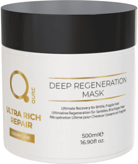 Qure Mask για Διατήρηση Χρώματος με Κερατίνη 500ml