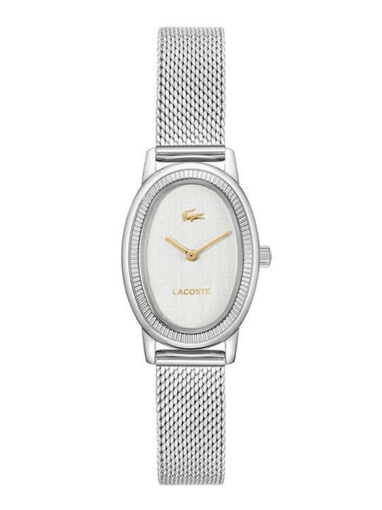 Lacoste Parisienne Ρολόι Μπαταρίας με Μεταλλικό Μπρασελέ