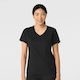 WonderWink Women's Black Medical Blouse