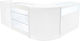 Polaris Led Shop Counter Set K900 B900 Tb60 & Cm60 Weiß