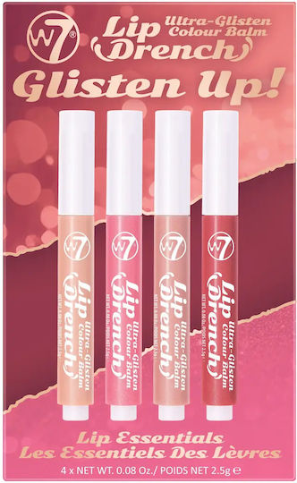 W7 Cosmetics Glisten Up! Set de machiaj 4buc
