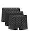 Men's Boxers Black with Patterns 3Pack