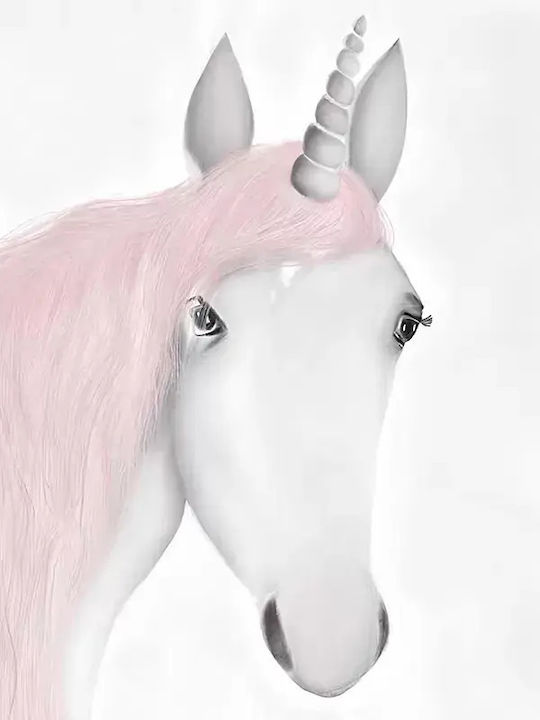 Kids Framed Wall Painting Unicorn 30x40cm