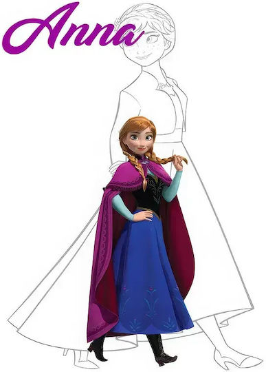 Kinder Wandkunst Princess Anna 21x30cm