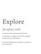 Quote Poster Explore Pst25187 21cm X 30cm Κορνίζα Σκούρο Φυσικό Ξύλου Καφέ