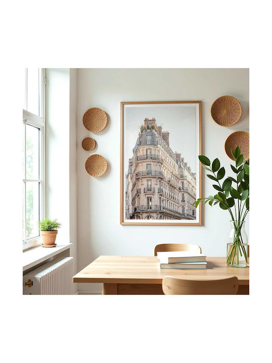 Poster Urban Architecture Pst2576 30cm X 40cm Frame Dark Natural Wood Brown