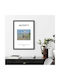 Poster Monet Cliff Walk At Pourville Art009 30cm X 40cm Frame Dark Natural Wood Brown