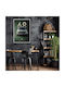Poster 1968 Bullitt Mustang Cr003 30cm X 40cm Frame Dark Natural Wooden Brown