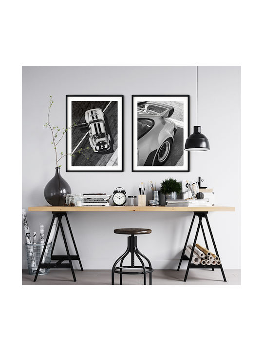 Poster Martini Maxilite Cr145 30cm X 40cm Κορνίζα Σκούρο Φυσικό Ξύλου Καφέ