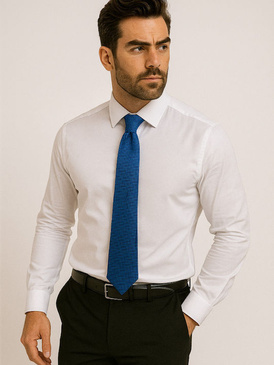 Luciano Faketti Men's Tie in Blue Color