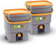 Composters Kitchen Bokashi Βοκασι Compboka Closed Type Composter 18lt