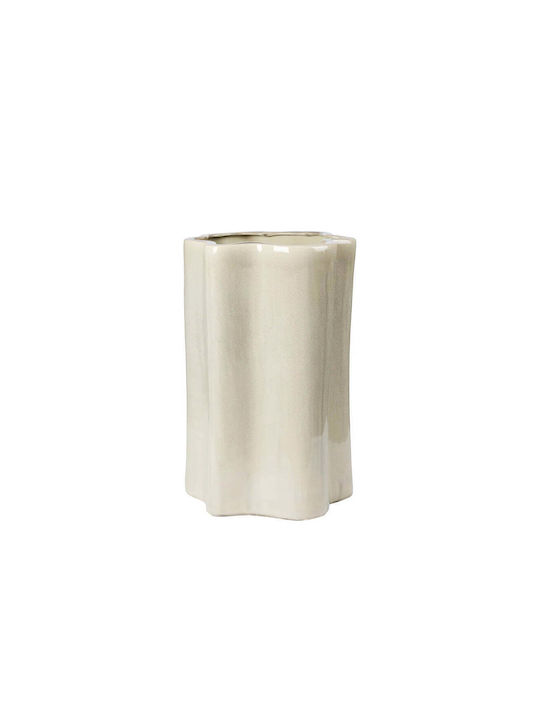 Broste Copenhagen Γλάστρα Πήλινη Γκρι 33x35x55εκ.
