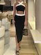 Set with Maxi Skirt Black
